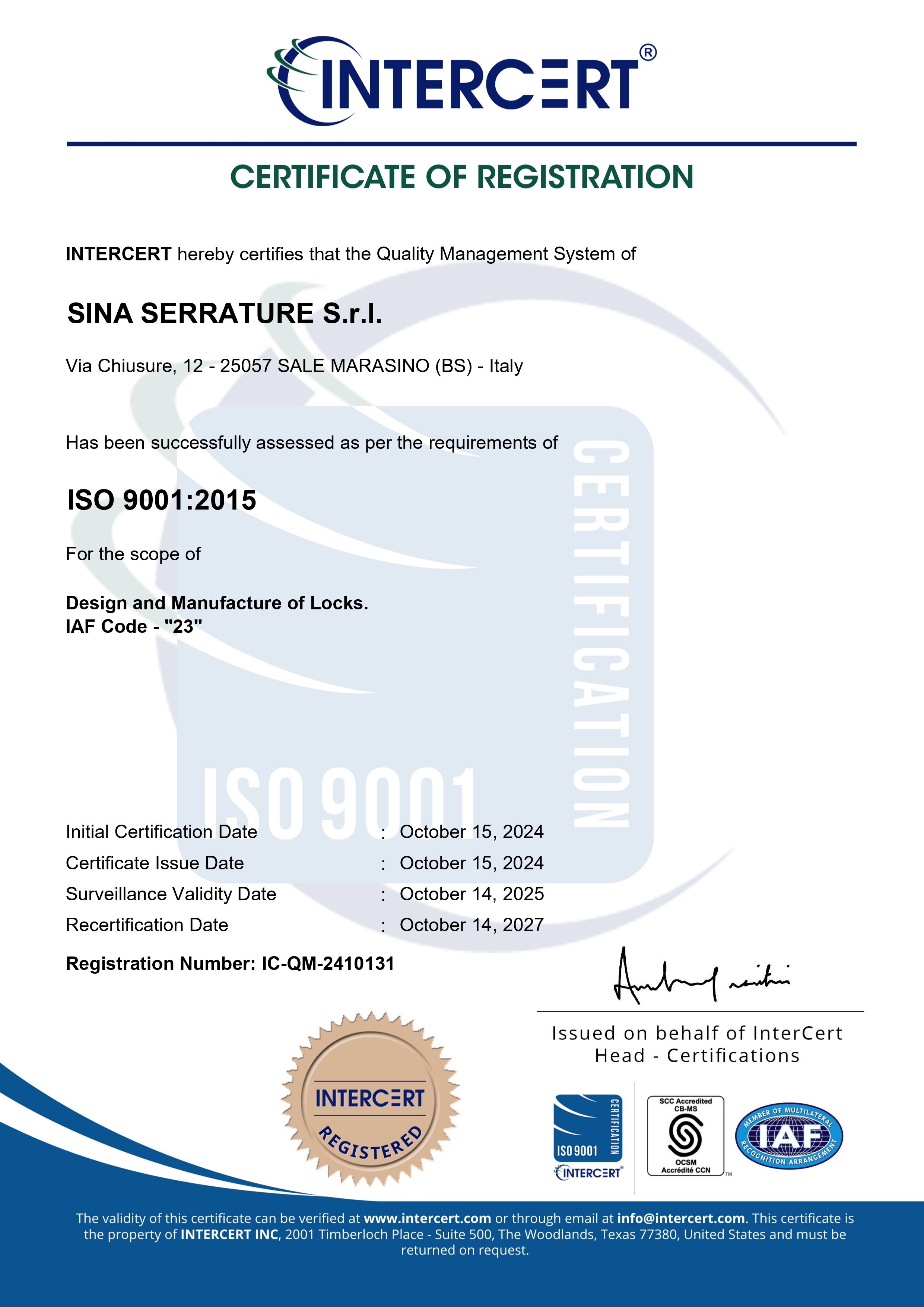 EN ISO 9001:2015